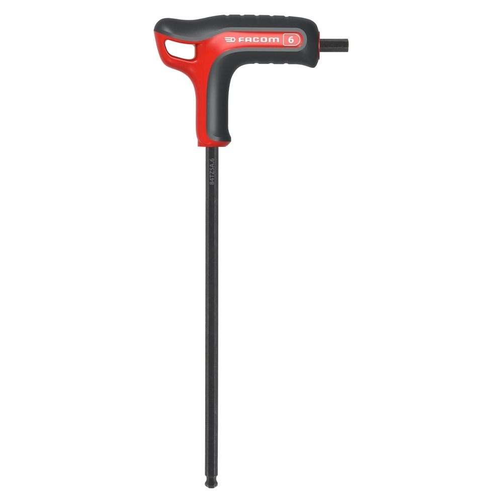 Clé mâle poignée en P 6 pans tête sphérique métrique - Par 5 - FACOM - 84TZSA.6