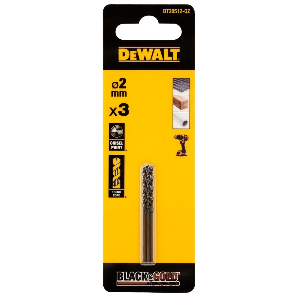 Foret HSS-G 2 x 24 x 49 mm - DT20512-QZ - DEWALT