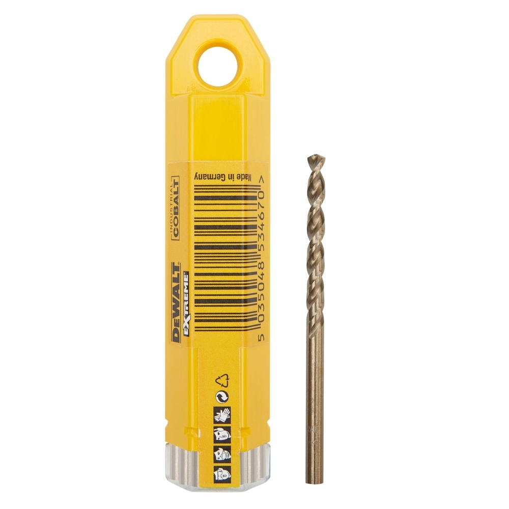 Foret métal HSS-CO Extreme 10 pièces 4 x 43 x 75 mm - DT4924-QZ - DEWALT