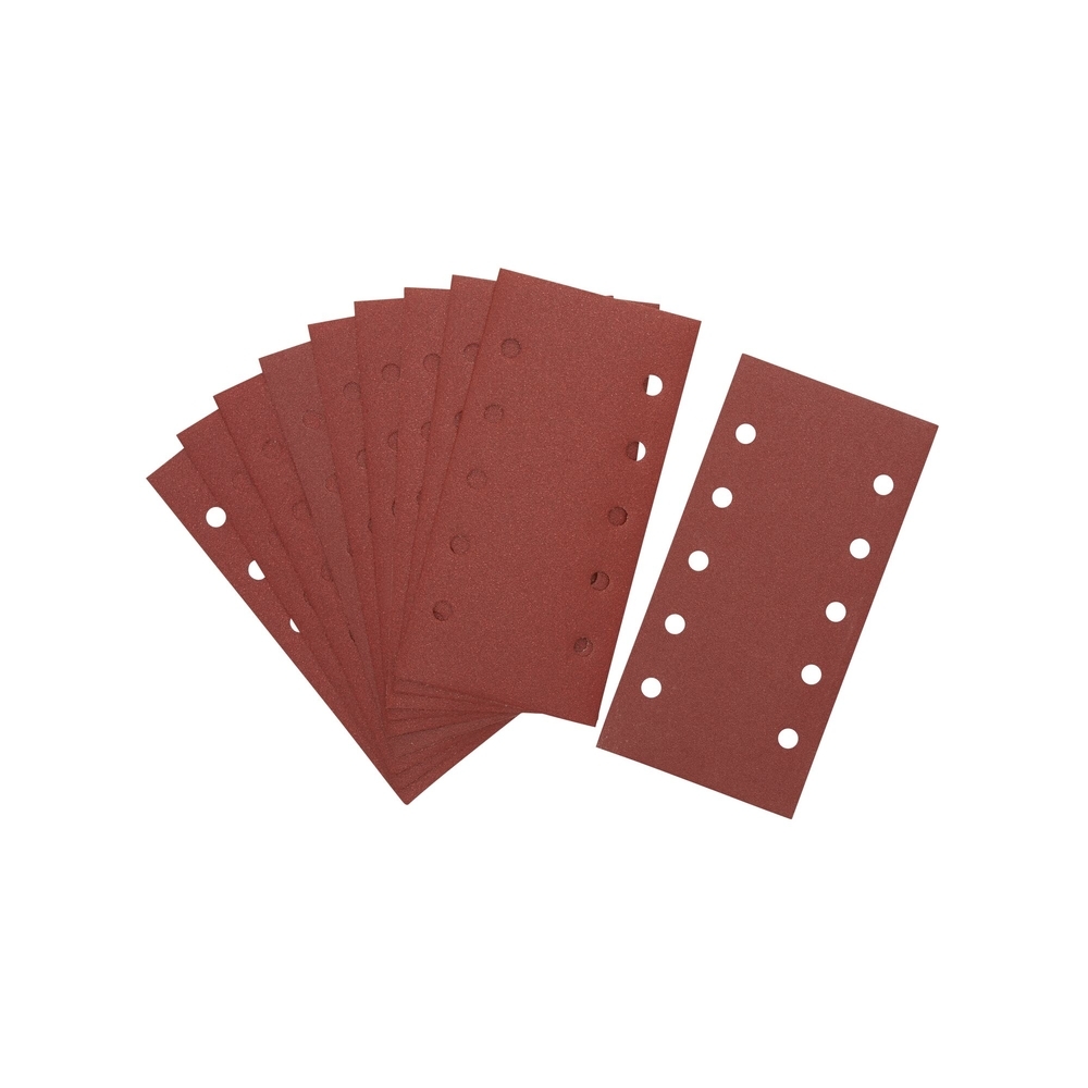 1/2 feuille abrasive pour ponceuses vibrantes velcro grain 80 - 10 perforations - DT8551-QZ - DEWALT