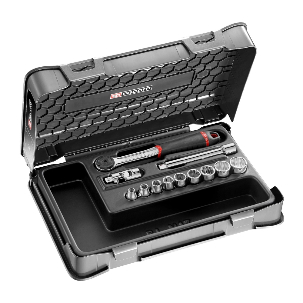 Coffret 12 douilles 3/8