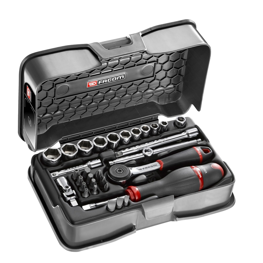 Coffret 31 douilles 1/4