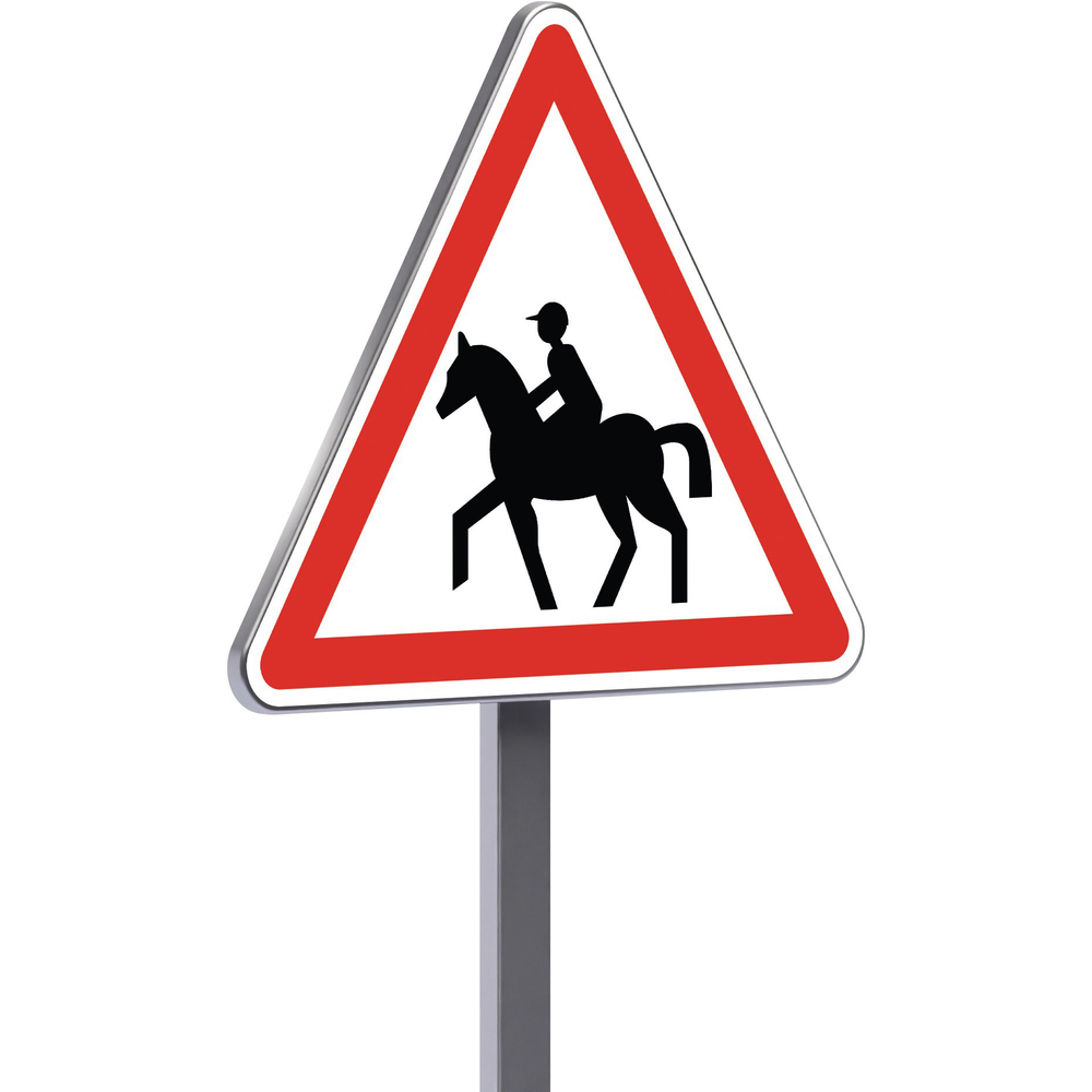 Panneau permanent A15c 1000 c2 passage de cavaliers TALIAPLAST - 521355