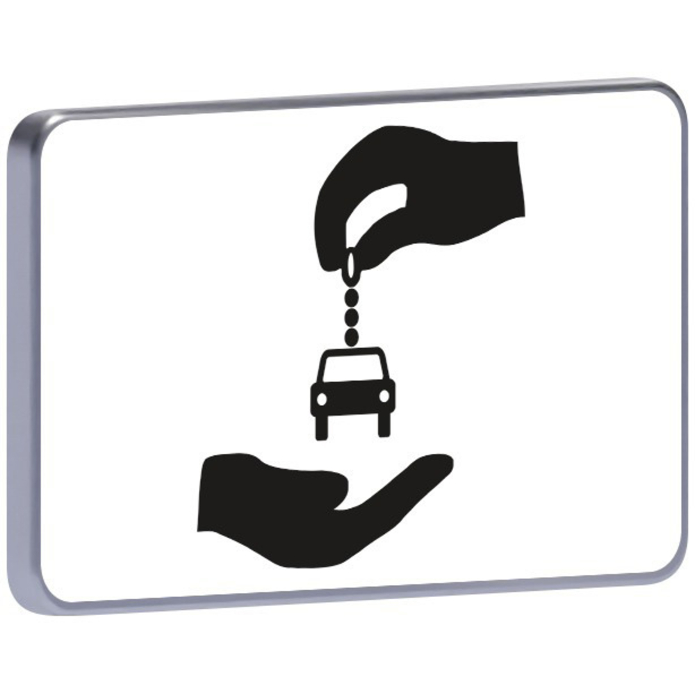 Panneau permanent M4z zone autopartage 500x300 c1 TALIAPLAST - 521416