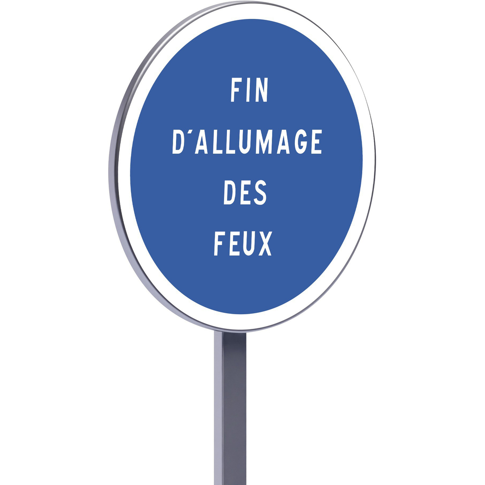 Panneau permanent B49 850 c2 fin d'allumage des feux TALIAPLAST - 522888