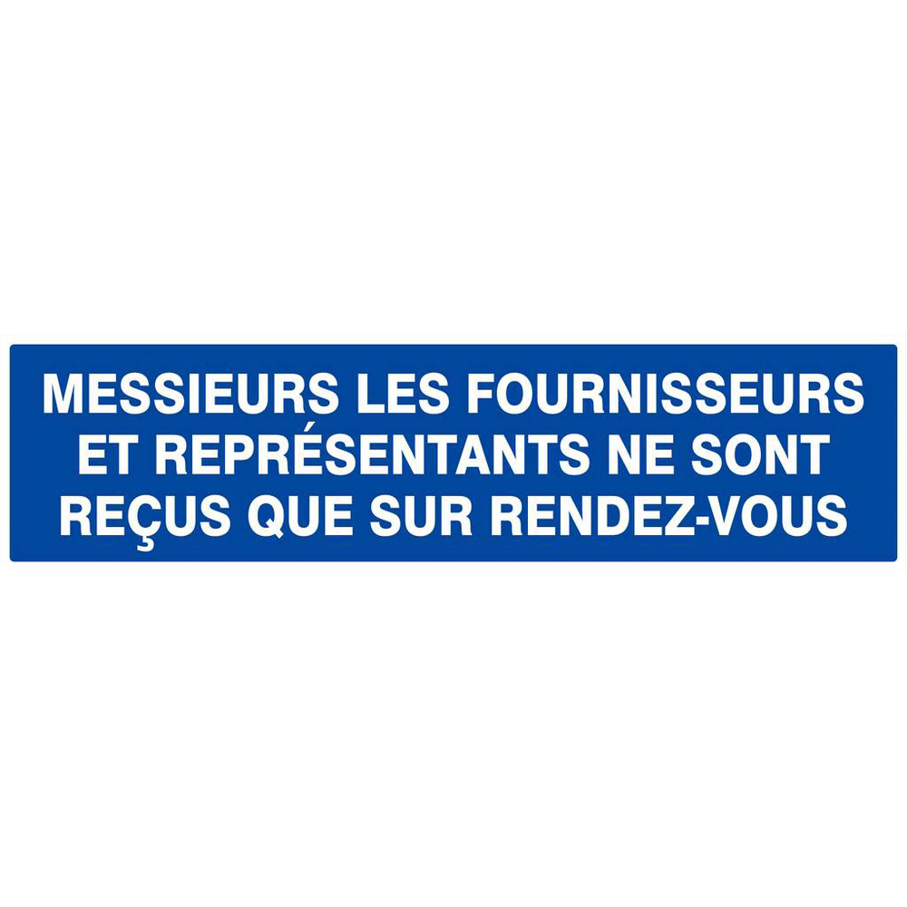 Panneau rigide FOURNISSEURS & REPRESENTANTS RECUS SUR R.D.V 200x52mm TALIAPLAST - 620638