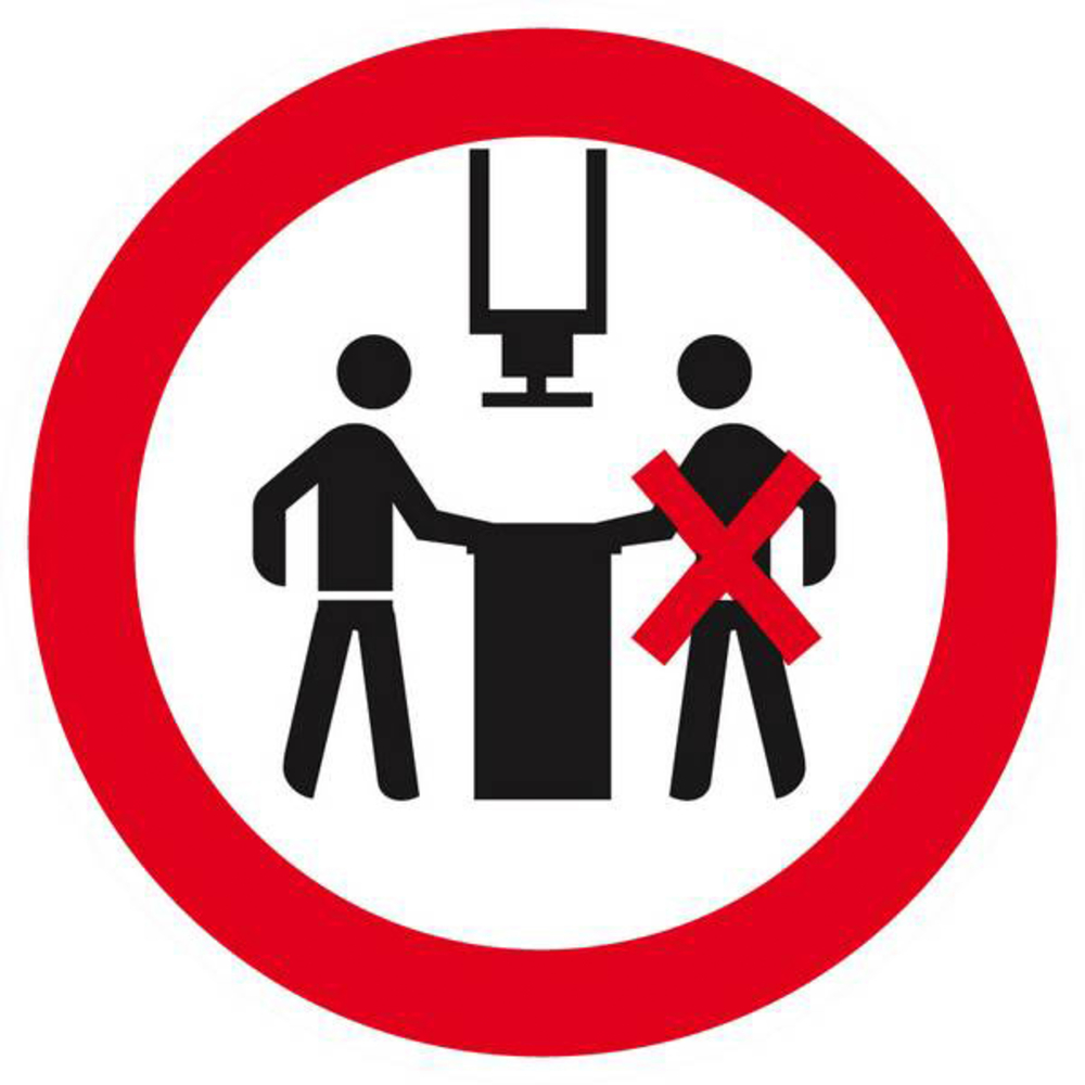 Panneau rigide INTERDIT A PLUS D'UNE PERSONNE D.80mm TALIAPLAST - 624332