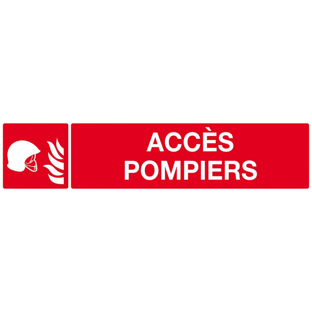 ACCES POMPIERS 330x75mm TALIAPLAST - 625105