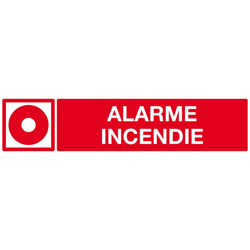 ALARME INCENDIE 330x75mm TALIAPLAST - 625106