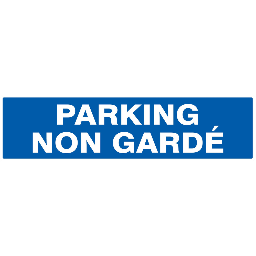 Panneau adhésif PARKING NON GARDE 200X52MM TALIAPLAST - 720646