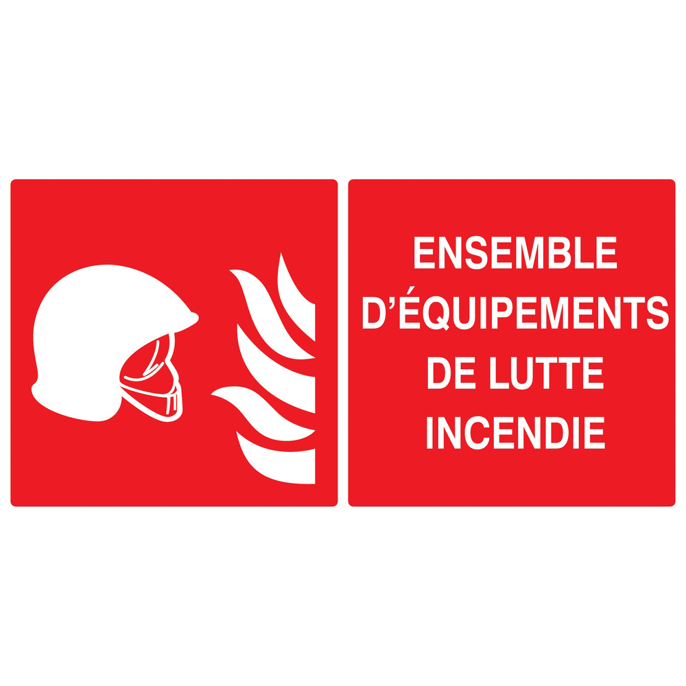 PANNEAU EQUIPEMENTS DE LUTTE CONTRE L'INCENDIE 330X200MM TALIAPLAST - 721112