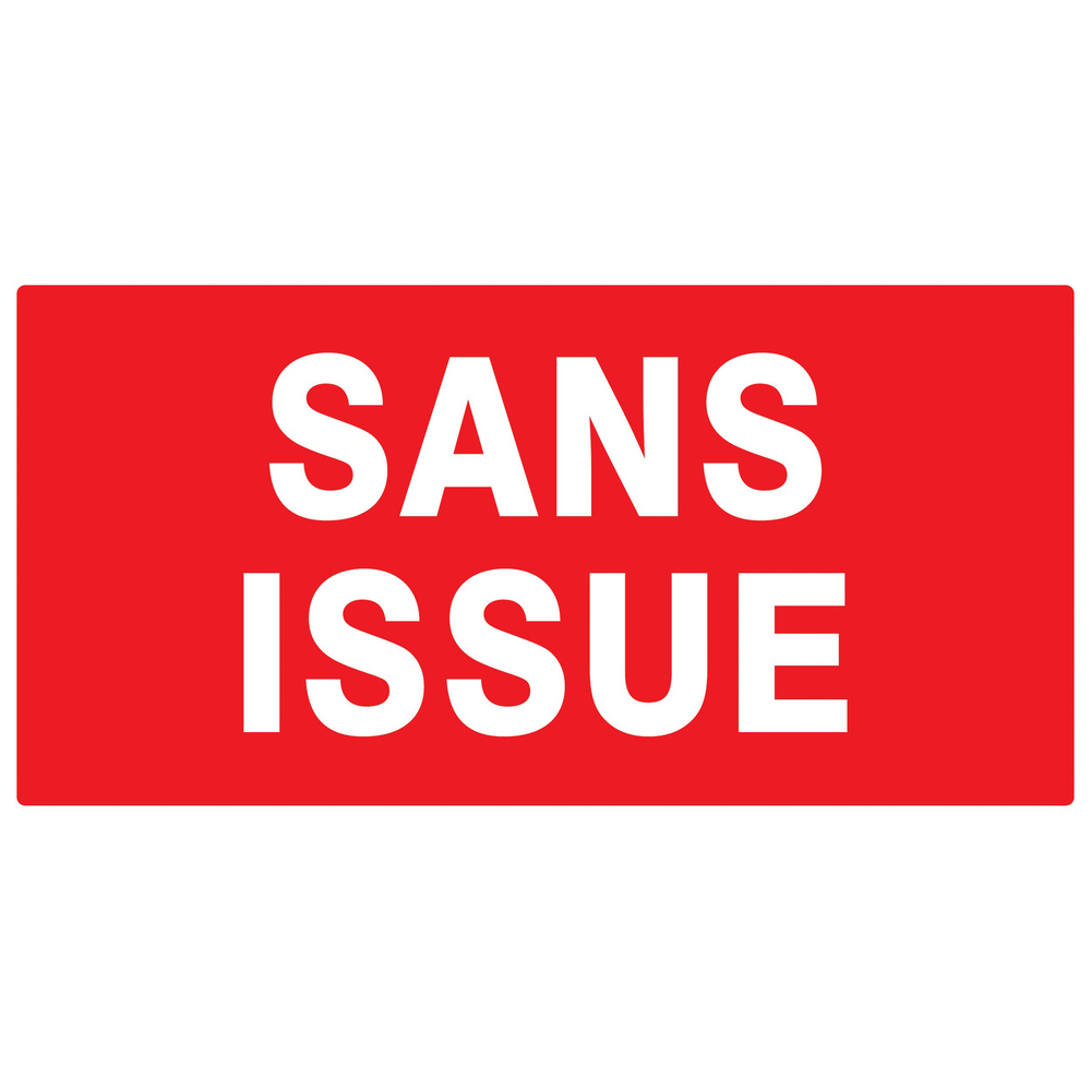 PANNEAU SANS ISSUE (INCENDIE) 330X200MM TALIAPLAST - 721124