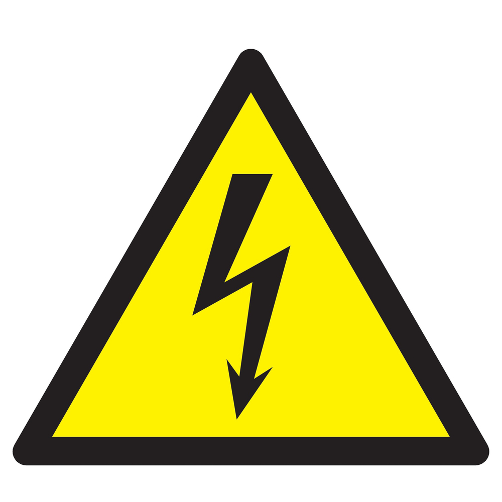 Panneau adhésif DANGER ADHÉSIF, ÉLECTRICITÉ 300X300X300MM TALIAPLAST - 729312