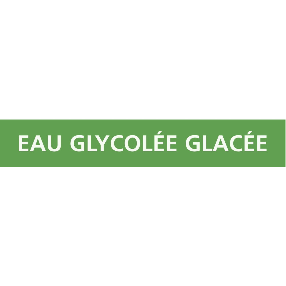 PANNEAU EAU GLYCOLÉE GLACÉE 156X26MM (20 ADHESIFS TUYAUTERIE) TALIAPLAST - 732176