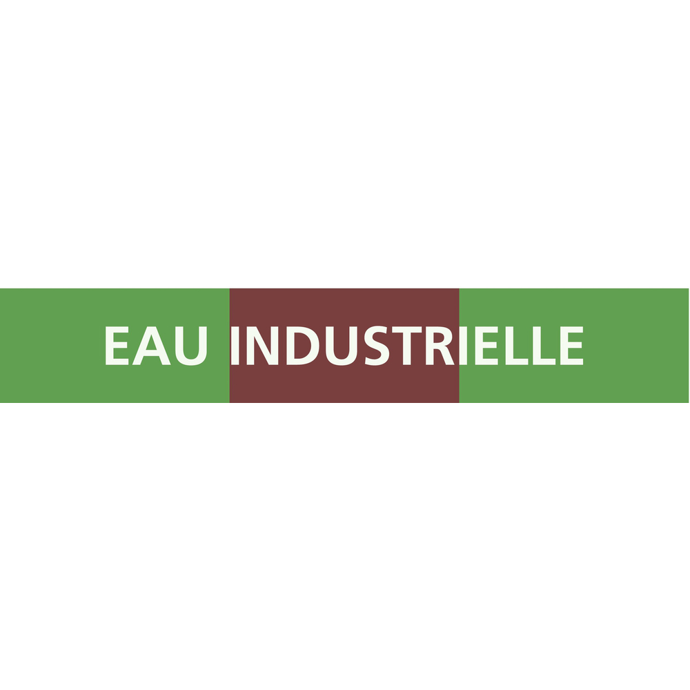 EAU INDUSTRIELLE 156x26mm (20 ADHESIFS POUR TUYAUTERIE) TALIAPLAST - 732178