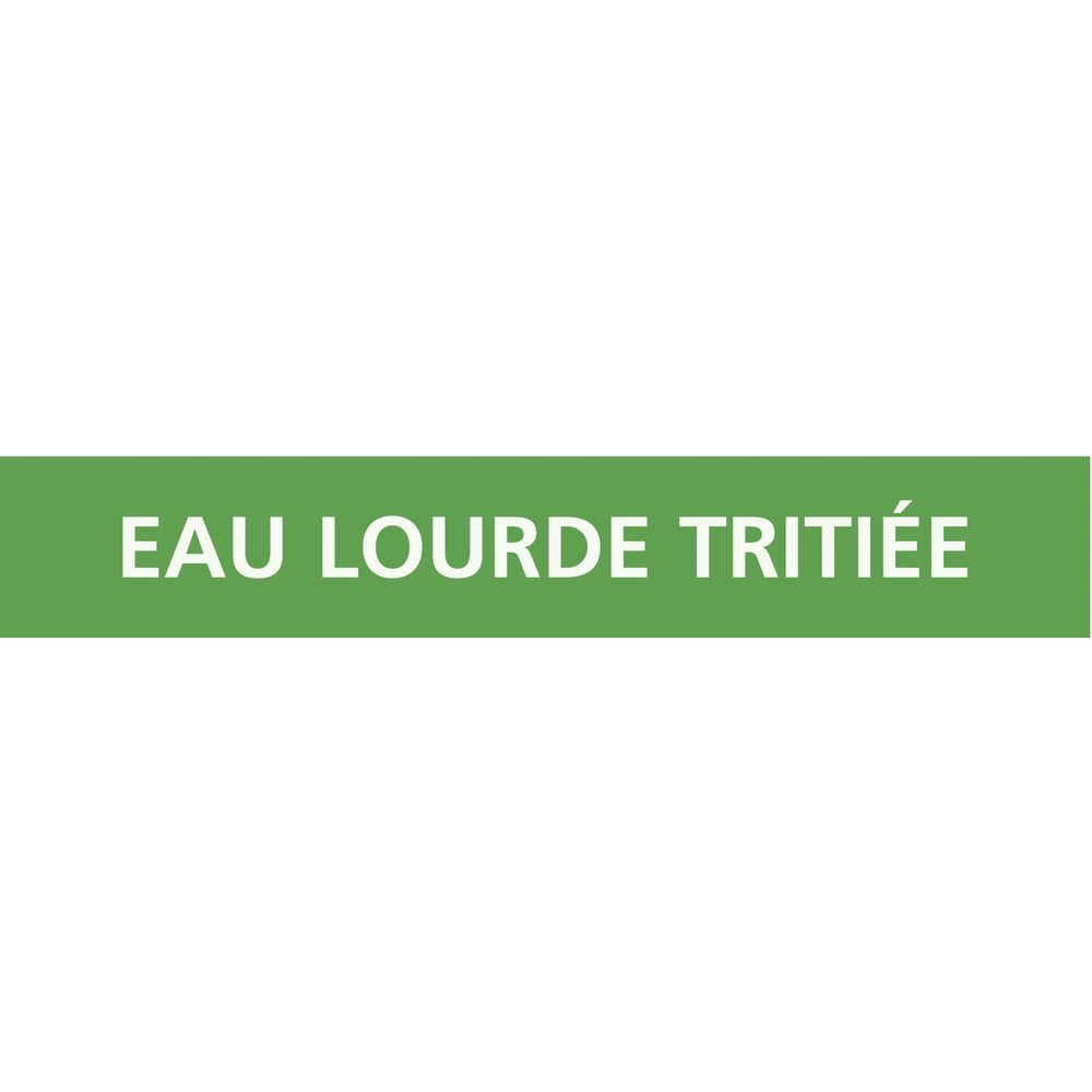 PANNEAU EAU LOURDE TRITIÉ 156X26MM (20 ADHESIFS TUYAUTERIE) TALIAPLAST - 732180