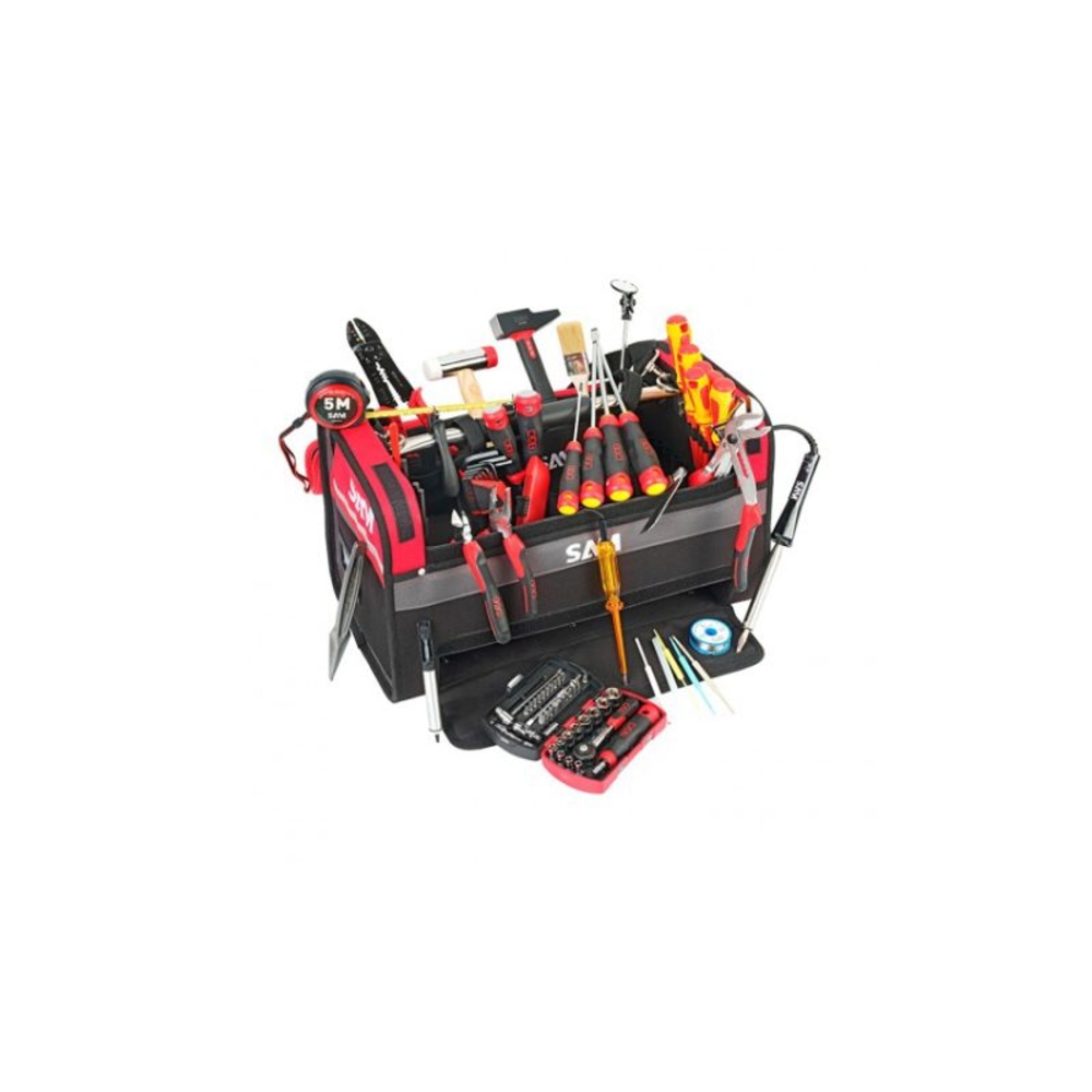 Caisse textile 39 litres avec composition electromecanique SAM OUTILLAGE - CPP83BAG