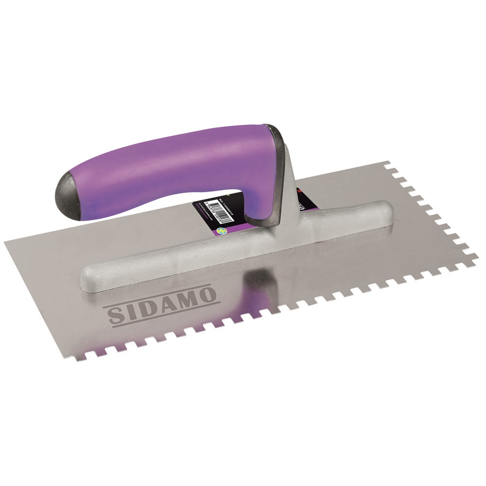 Platoir à colle en U 6 x 6 mm pour application uniforme de colles et enduits SIDAMO - 11255013