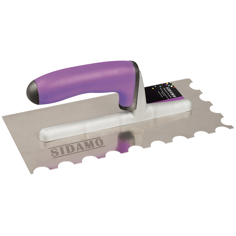 Platoir à colle Demi-Lune 20 x 10 pour application uniforme de colles et enduits SIDAMO - 11255017