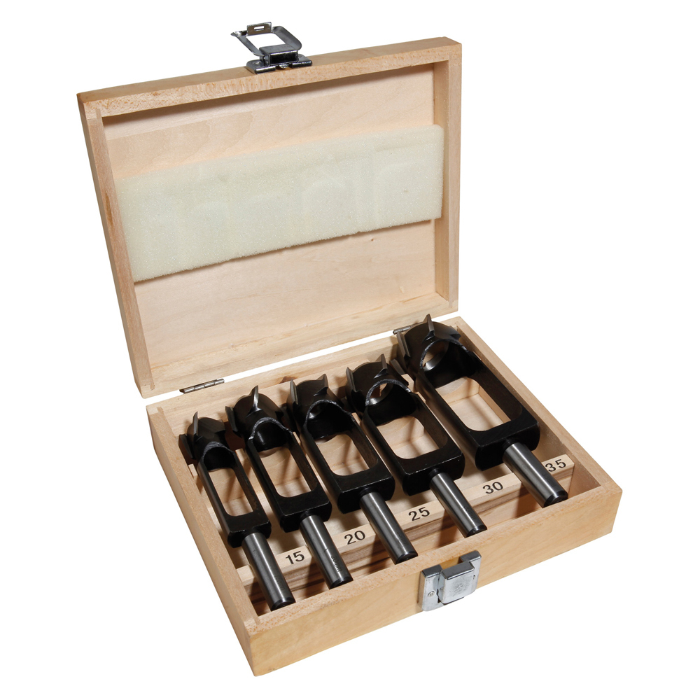 Coffret de 5 mèches HSS pour perçage de bois tendre et dur SIDAMO - 694290