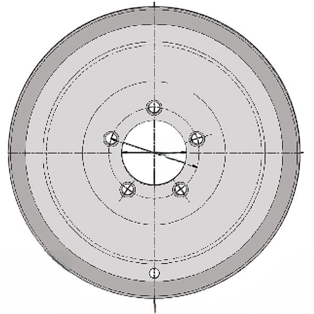 Jante basse creuse 7.00x12 5/0 94x140 25 - 40 km/h div - R000041