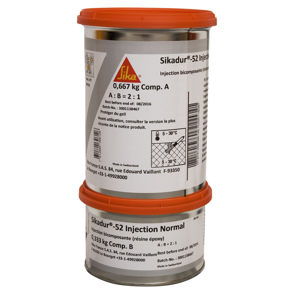 KIT DE 4KG DE SIKADUR-52 INJECTION NORMAL - SIKA - 704437