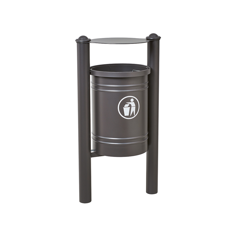 Corbeille Saintonge Agora 40 litres Gris PROCITY - 208226.GPRO