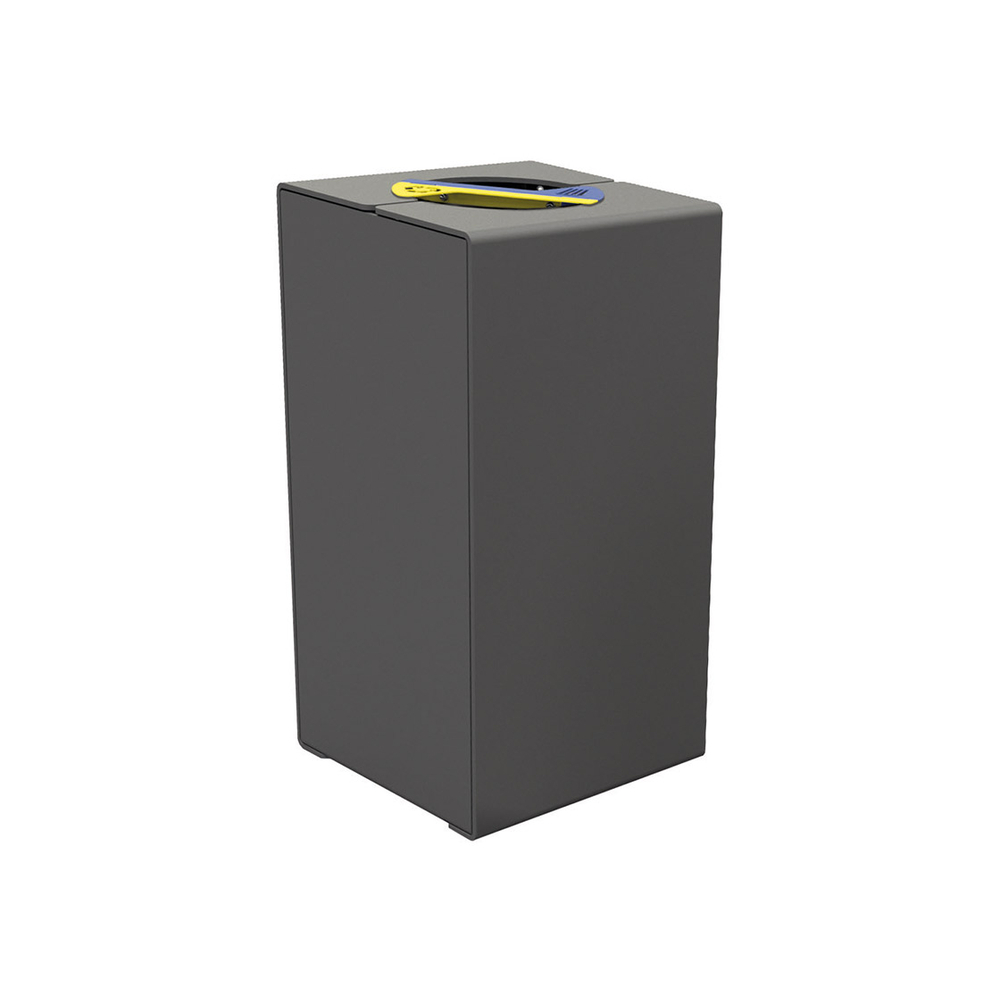 Corbeille KUB tri sélectif acier Gris PROCITY - 306180.GPRO