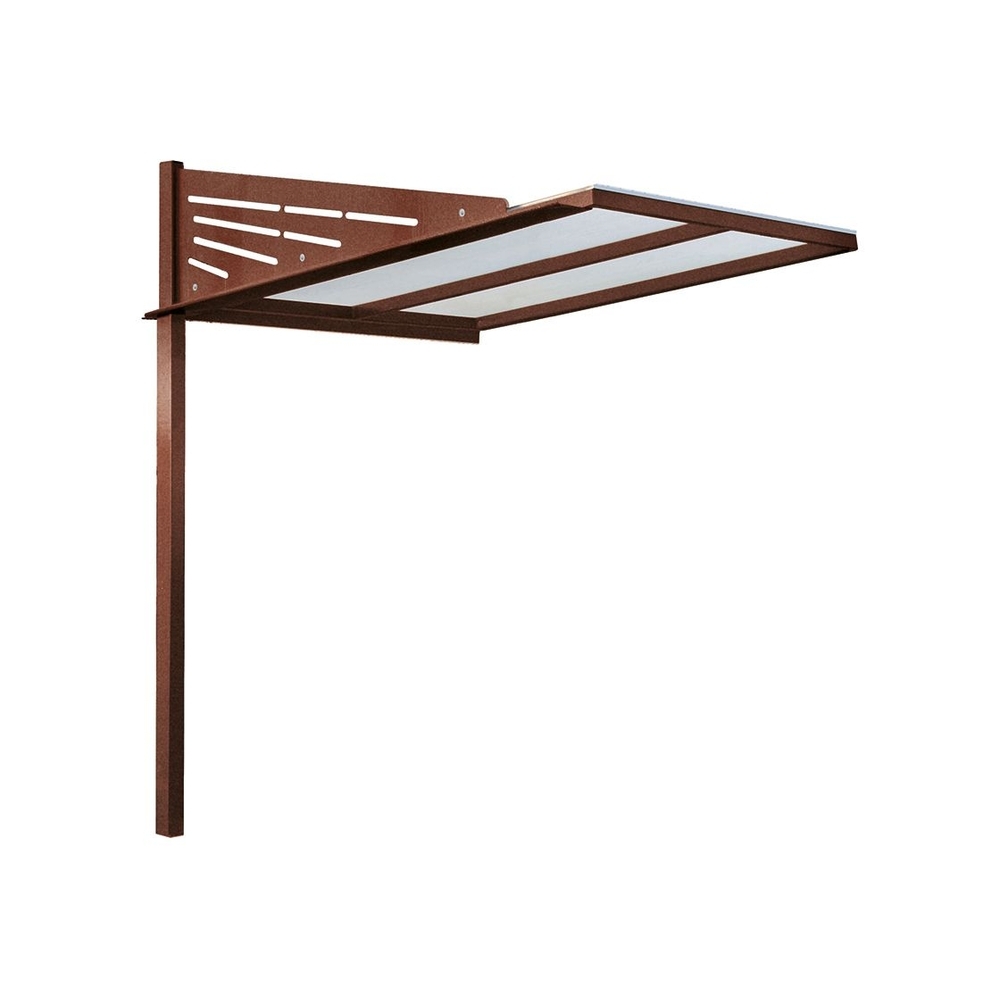 Abri vélos Conviviale Aspect Corten - Abri complémentaire - PROCITY - 529611.S025