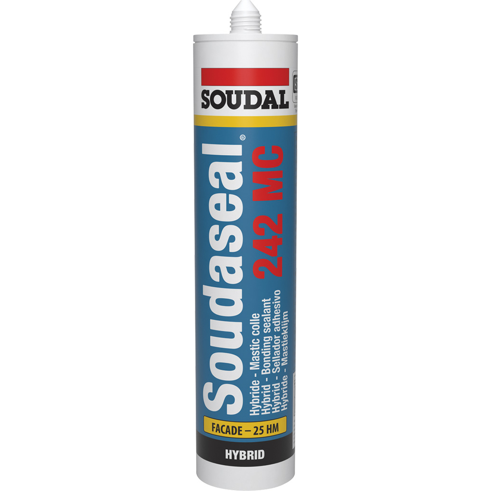12 cartouches 290 ml SOUDASEAL 242 mc snjf gris - SOUDAL - 131184