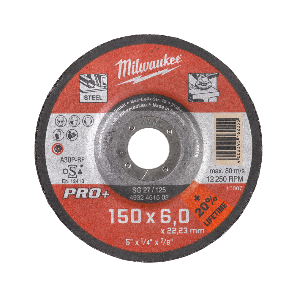D ISQUE A MEULER 150x7 mm Pro+ -1pc MILWAUKEE ACCESSOIRES - 4932471387