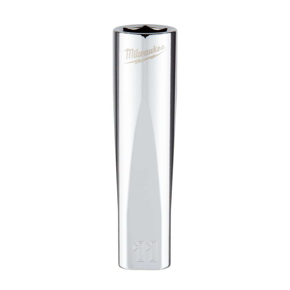 Douille a cliquet 3/8 longue 11 mm MILWAUKEE ACCESSOIRES - 4932478355