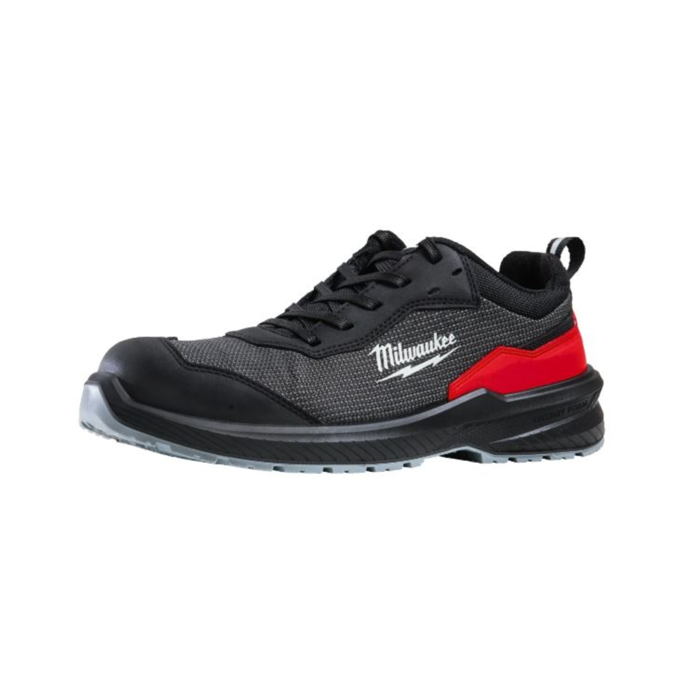 Chaussure de sécurité basse noire et rouge MILWAUKEE FLEXTRED S1PS SR ESD FO