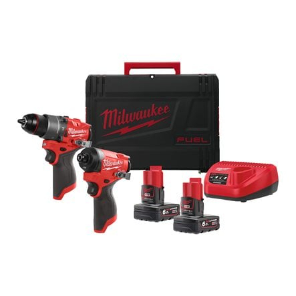 Powerpack 2 outils FUEL M12 FPP2A2-602X 2 batteries + 1 chargeur MILWAUKEE - 4933480588