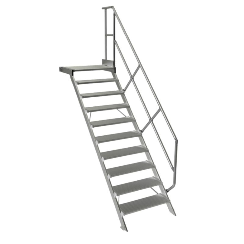 ESCALIER AVEC PLATEFORME 13M-60DEG-1000 - TUBESCA COMABI - 05904213