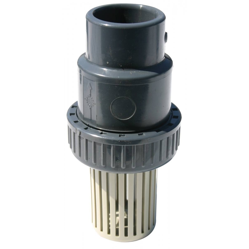 CLAPET + CREPINE PVC VRF FEMELLE DIAMETRE 90 - RENSON - 101131