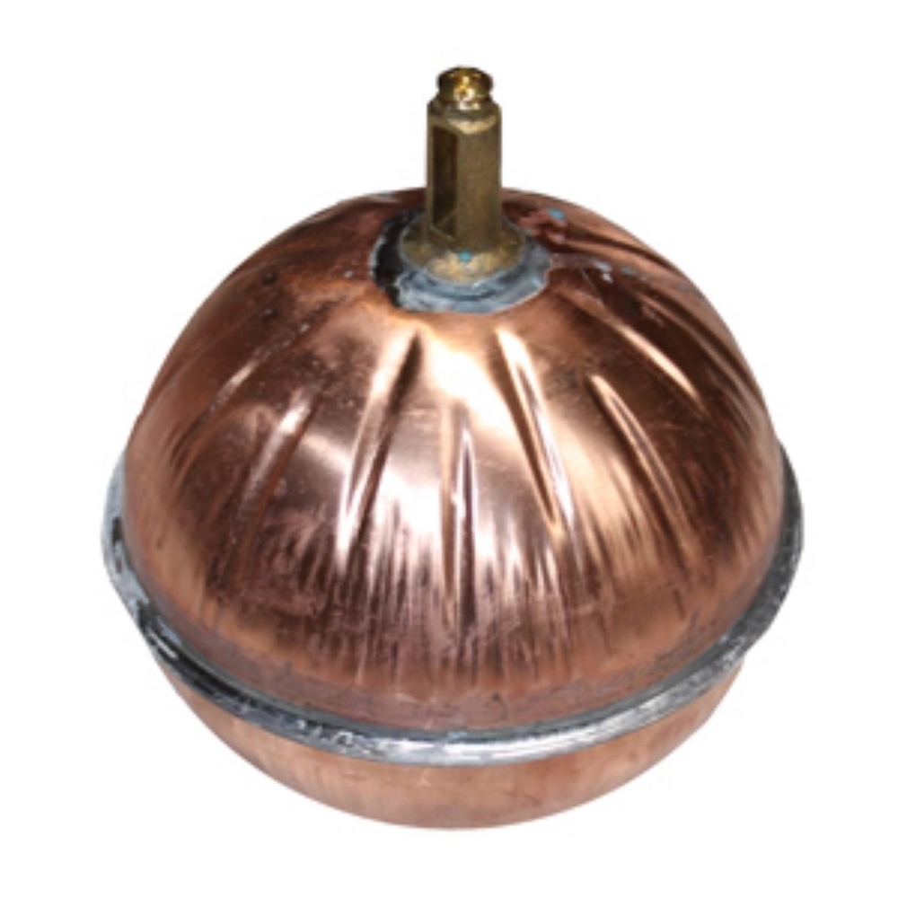 BOULE EN CUIVRE Ø120  POUR FLOTTEUR 1''1/4-2'' - RENSON - 101702
