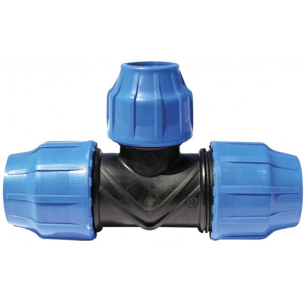 TE 90° COMPRESSION PP 14910 EGAUX 75 - RENSON - 110290