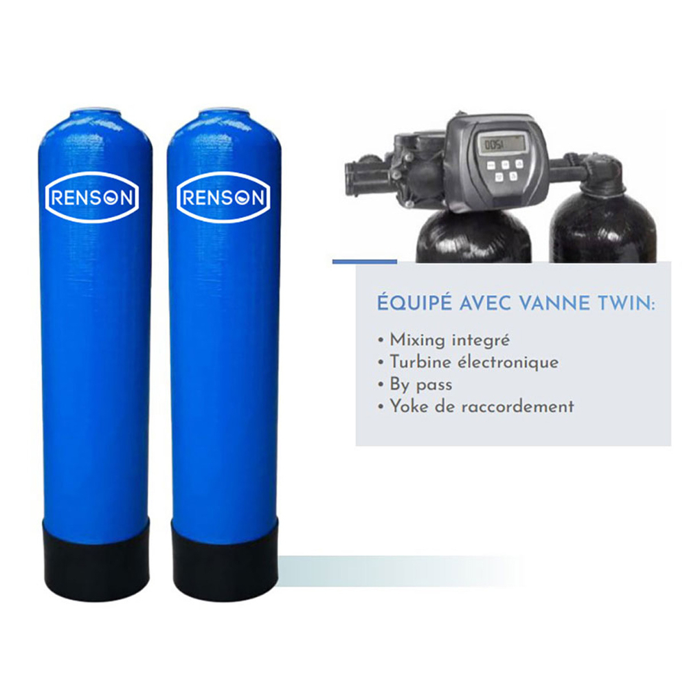 ADOUCISSEUR TWIN 2X15 LITRES  - RENSON - 818298