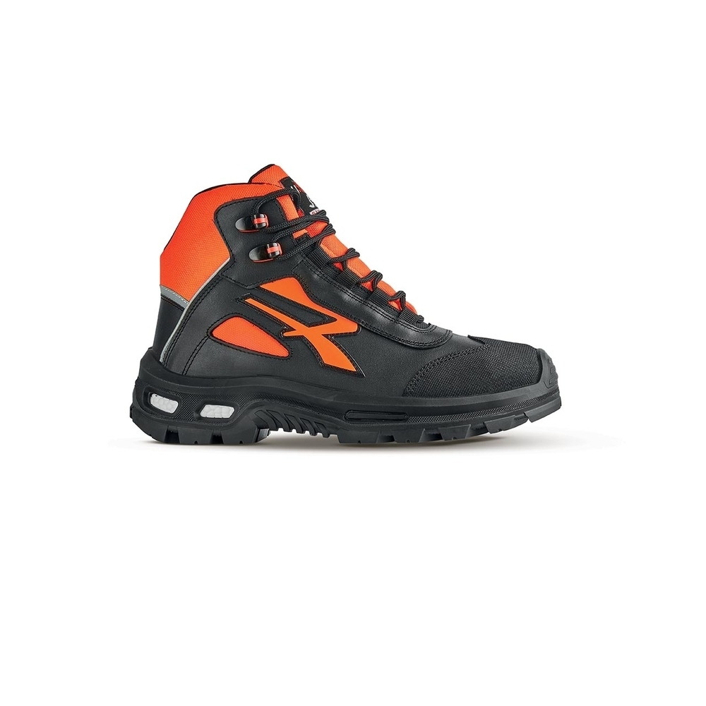 CHAUSSURES HAUTES KREED s ESD RS S3S CI FO SR NOIR-ORANGE - U POWER - RL1E164