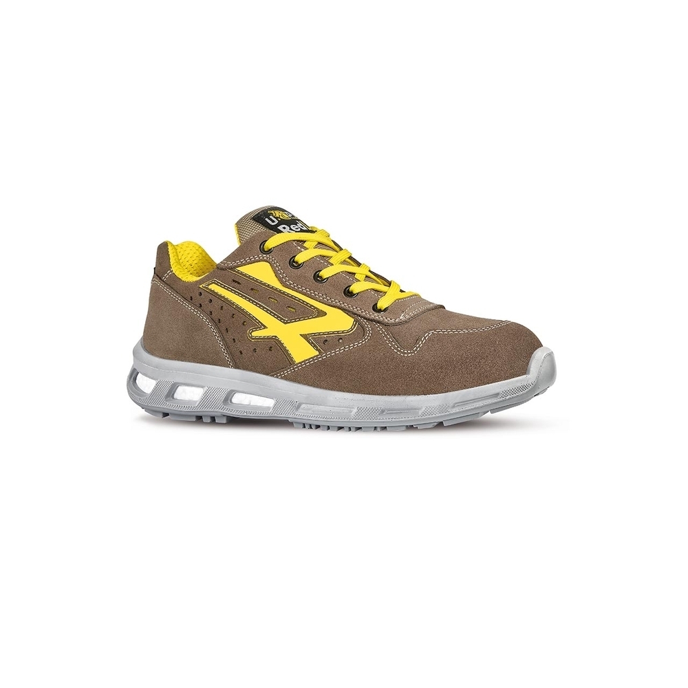 CHAUSSURES BASSES ADVENTURE s ESD S1PS FO SR MARRON/JAUNE - U POWER - RL20076