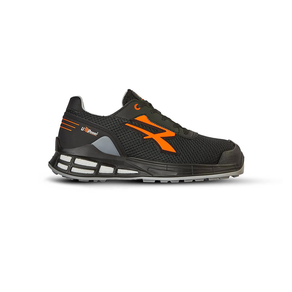 CHAUSSURES BASSES IRVIN s ESD S1PS FO SR NOIR-ORANGE - U POWER - RN20036