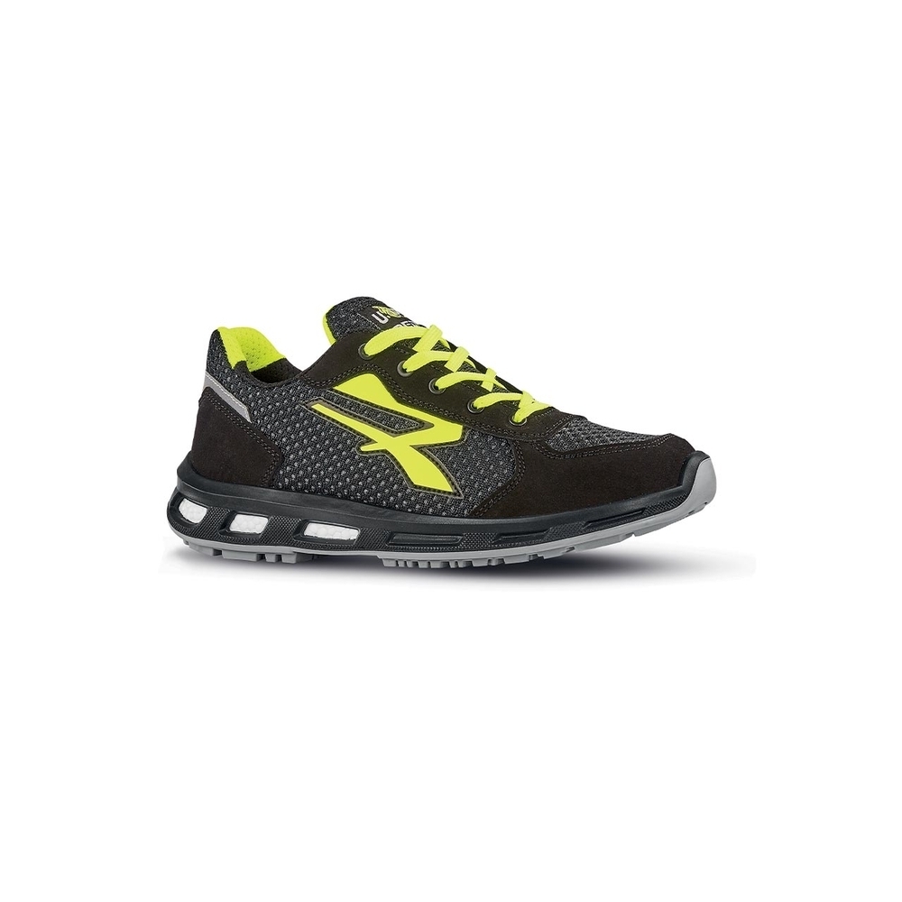 CHAUSSURES BASSES ASHER o ESD O1 FO SR NOIR/JAUNE - U POWER - RO20029