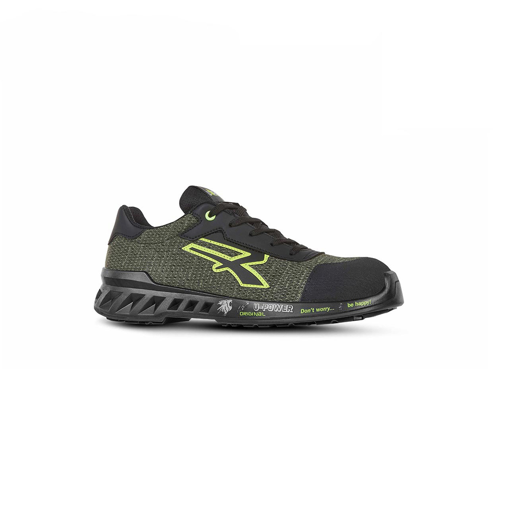 CHAUSSURES BASSES ROBIN s ESD S1PS FO SR NOIR-JAUNE FLUO - U POWER - RV20096