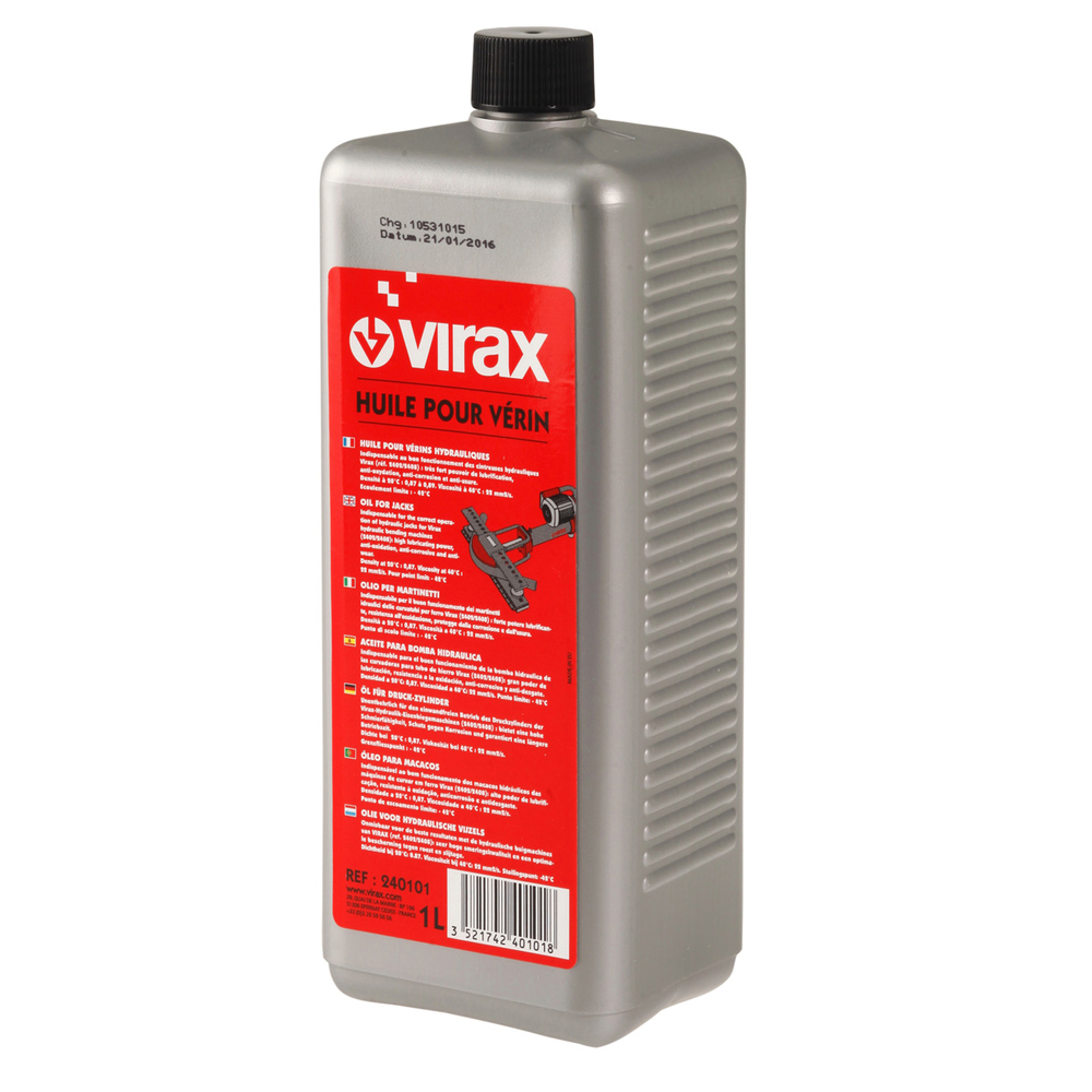 Huile pour vérin hydraulique - bidon 1 L VIRAX - 240101