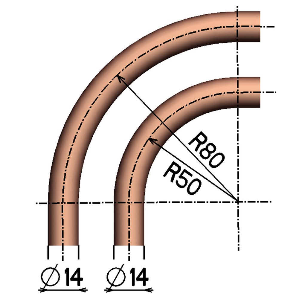 Forme concentrique 14mm/r80 poureurostem VIRAX - 251836