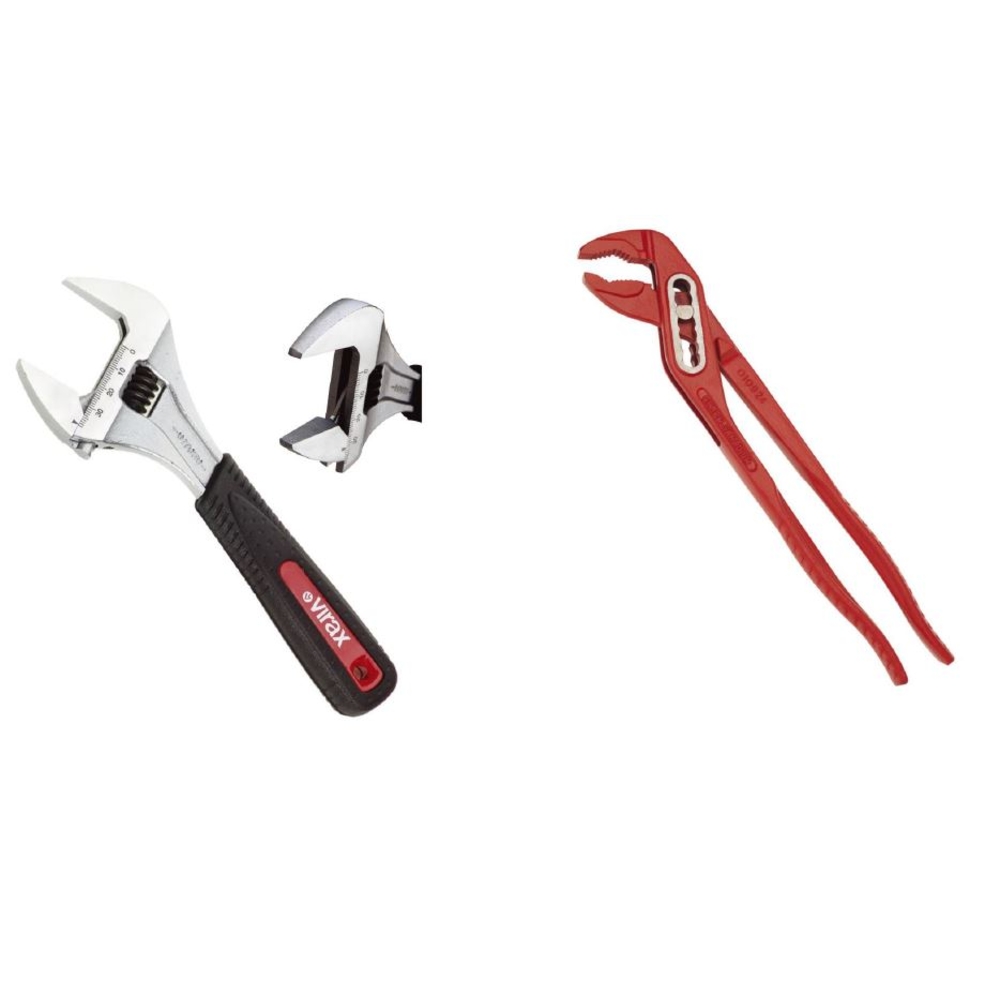Lot Facom De 3 Pinces + Clé À Molette 150mm – Set Outils Bricolage Pro